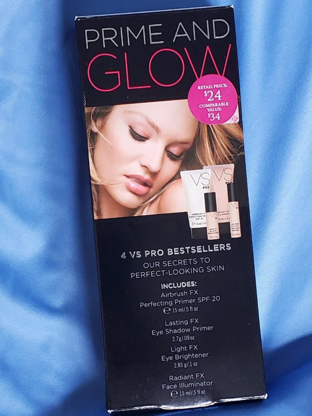 VS Pro Prime & Glow 4 pc set NEW in box! Rare Find!